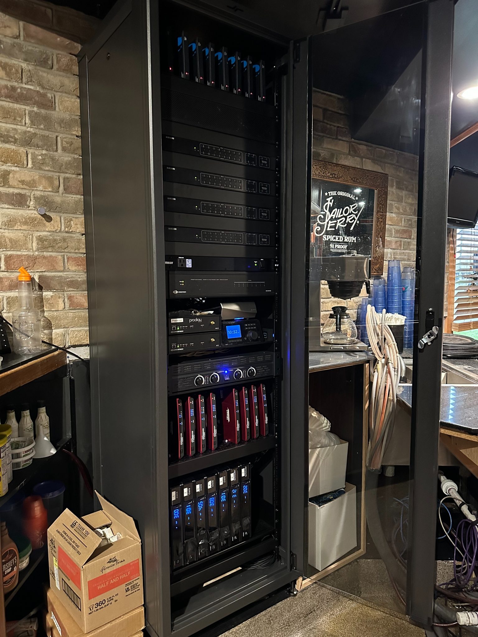 Custom distribution system at Buffalo restaurant and sports bar